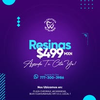 Promoción de resinas dentales